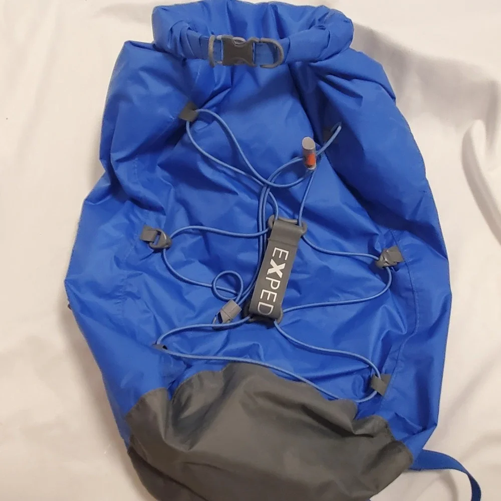 EXPED Cloudburst back pack 25 Waterproof Bag Blue Hiking